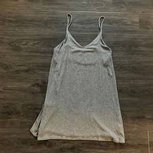 Never worn Grey Cloth tank Dress